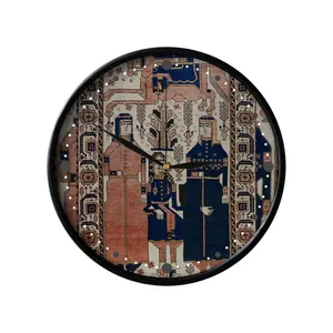 ساعت دیواری مدوپد طرح فرش بلوچ عکسی مدل C-balouch11