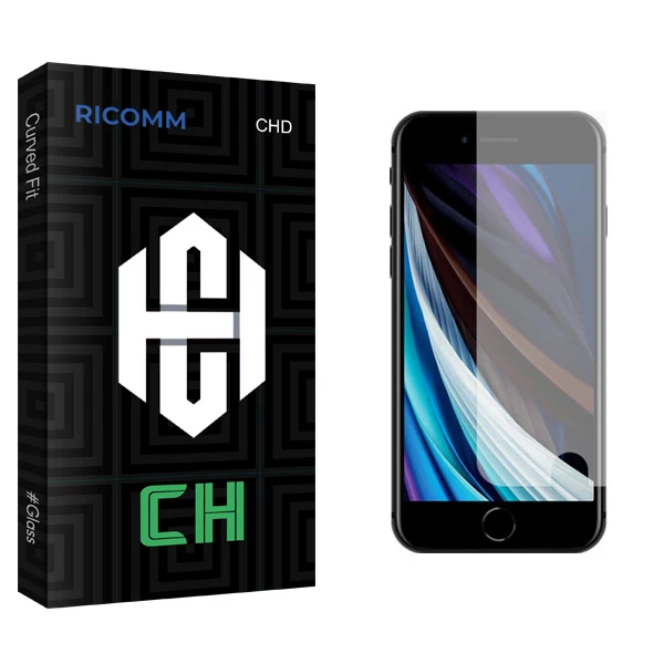 محافظ صفحه نمایش ریکام مدل CH glass مناسب برای گوشی موبایل اپل iphone SE 2020
