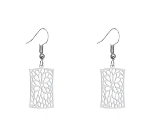 گوشواره زنانه هایکا طرح گلدانی مدل ha-382