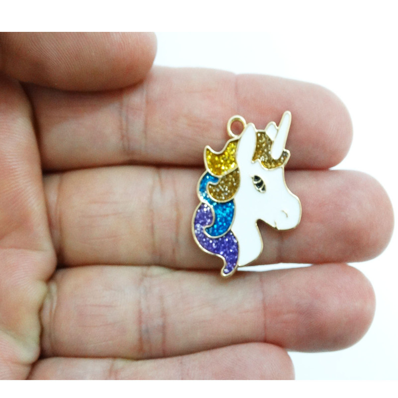 آویز گردنبند مدل اسب تک شاخ کد AG 663