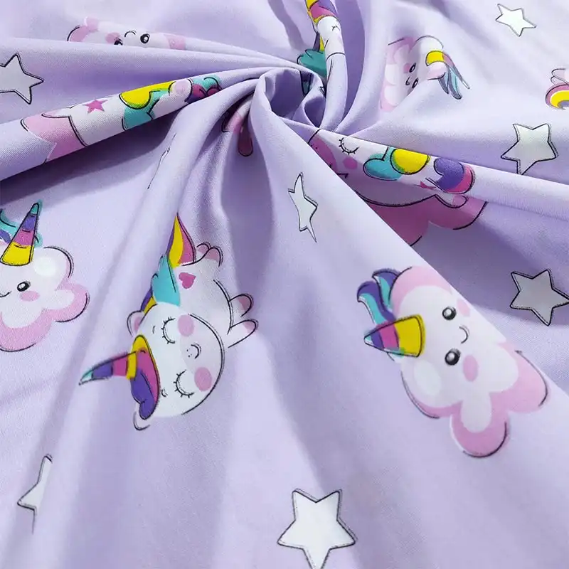 پارچه ملحفه مدل عروسکی یونیکورن کد 160