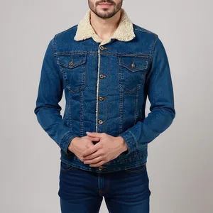 کت جین  مردانه مدل داخل خز کد 885