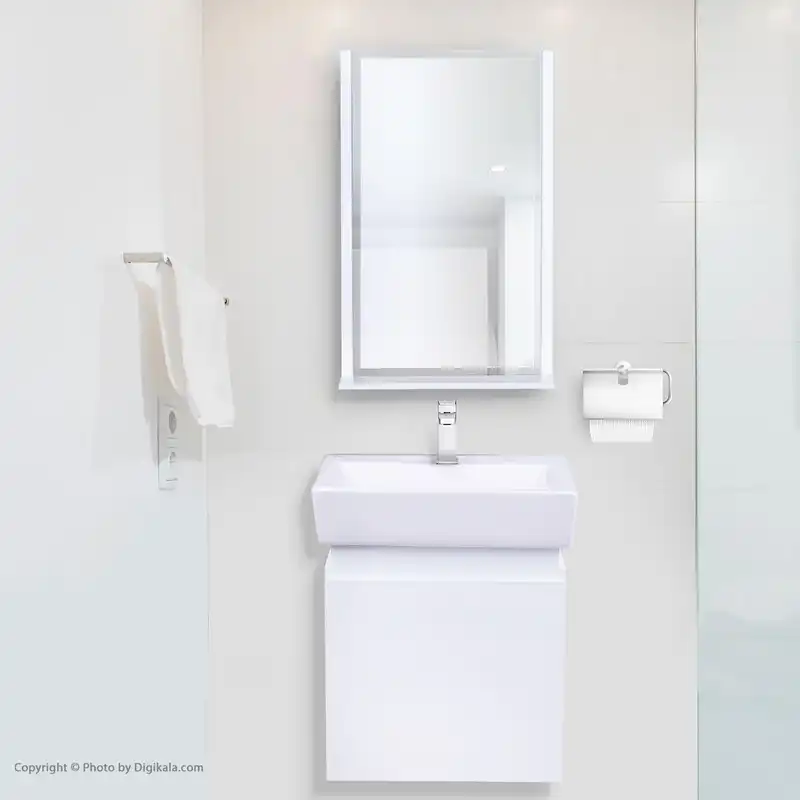 ست کابینت و روشویی مدل آندره کد 204 به همراه آینه