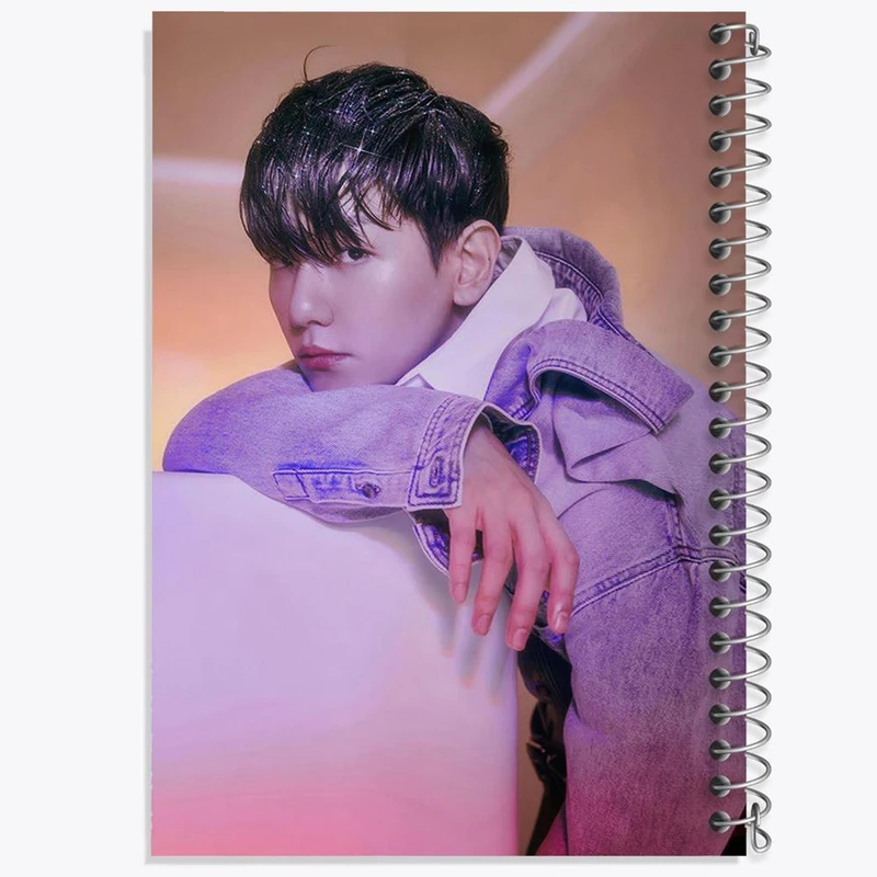 دفتر نقاشی 50 برگ خندالو مدل بکهیون گروه اکسو EXO کد 16838