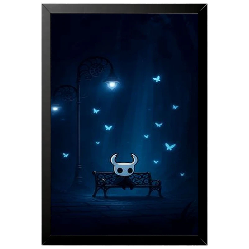 تابلو بکلیت طرح گیمینگ Hollow Knight مدل B-po2234 فریم مشکی