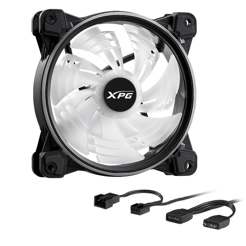 فن کیس ای دیتا ایکس پی جی مدل  HURRICANE 120 ARGB PWM