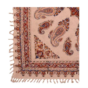 رومیزی قلمکار هنرلوکس مدل ترنج