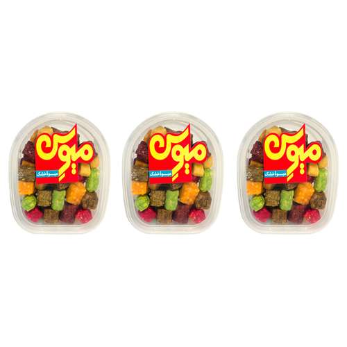 مخلوط میوه خشک حبه ای آنامیوس - 100 گرم بسته 3 عددی
