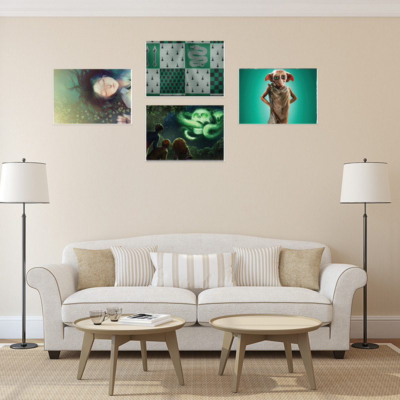 پوستر طرح هری پاتر کد A-2007 مجموعه 4 عددی