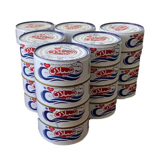 تن ماهی در روغن شیلان 180 گرمی - 24 عددی