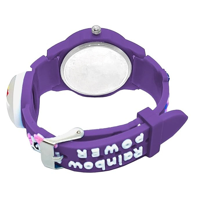 ساعت مچی عقربه ای دخترانه مدل چراغدار بند سیلیکونی ضد حساسیت طرح یونیکورن اسب تک شاخ کد 3 ساعت مچی عقربه ای دخترانه مدل چراغدار بند سیلیکونی ضد حساسیت طرح یونیکورن اسب تک شاخ کد 3