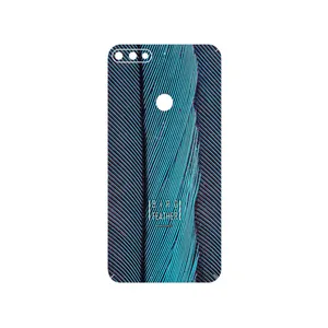 MAHOOT Turquoise feathers Cover Sticker for Honor 7C