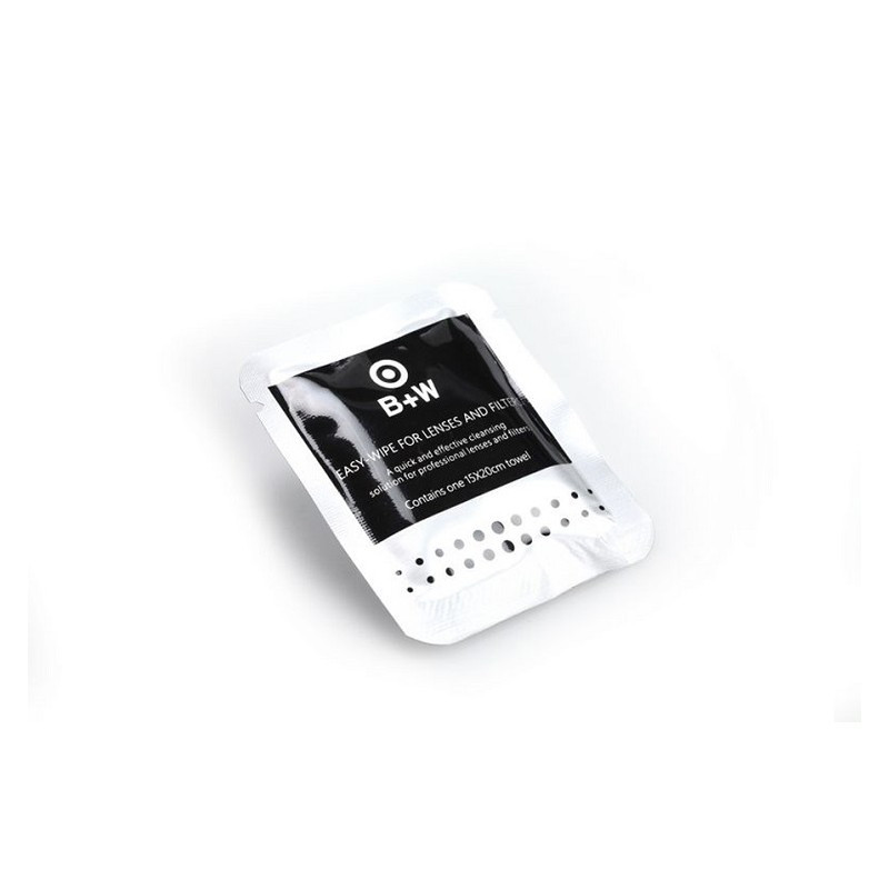 دستمال مرطوب تمیزکننده لنز دوربین بی پلاس دبلیو مدل B+W ESAY-WIPE بسته 12 عددی
