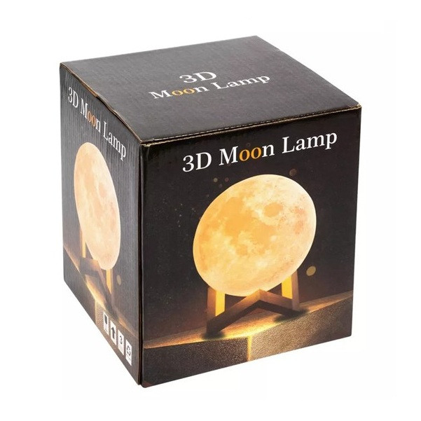 چراغ خواب طرح کره ماه مدل 3D Moon Lamp