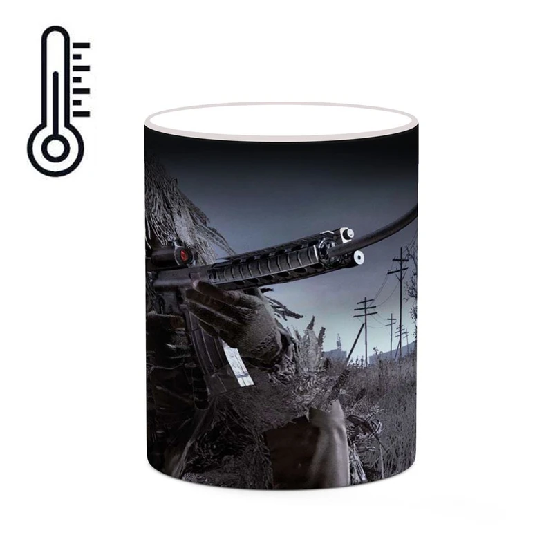 ماگ حرارتی کاکتی مدل بازی Call Of Duty 4ː Modern Warfare کد mgh27814