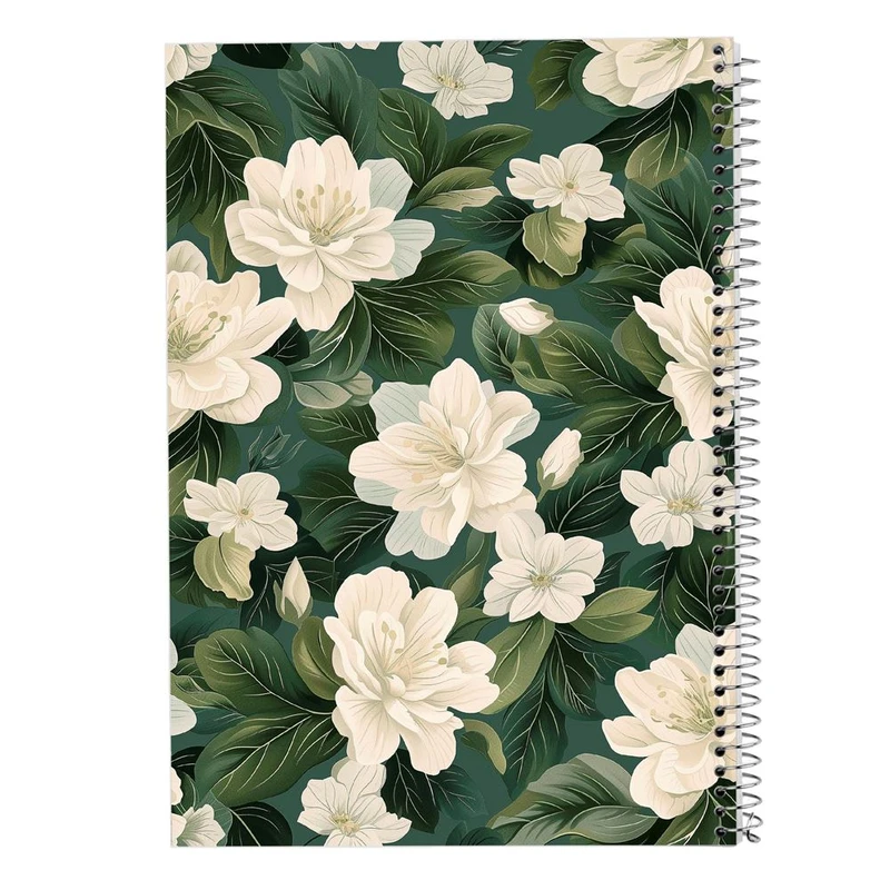 دفتر شطرنجی 50 برگ مدوپد طرح گل کد DF15927