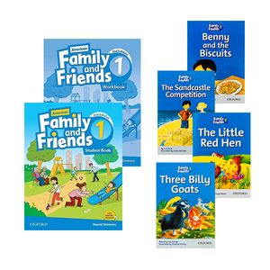 کتاب Family and Friends 1 اثر Naomi Simmons انتشارات آکسفورد 6 جلدی