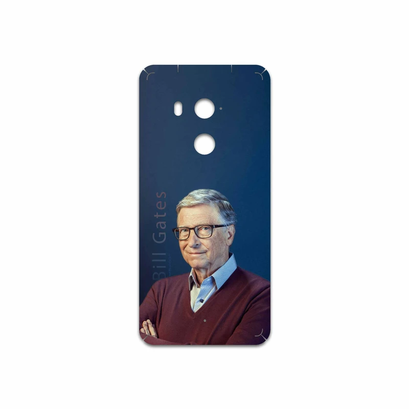 برچسب پوششی ماهوت مدل Bill Gates مناسب برای گوشی موبایل اچ تی سی U11 Plus