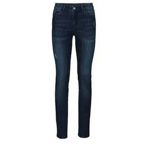 شلوار جین زنانه اسمارا مدل زاپدار کد rosh101 رنگ سرمه ای