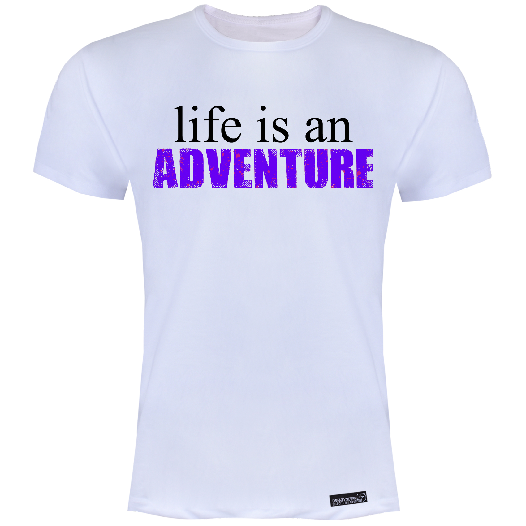 تی شرت آستین کوتاه مردانه 27 مدل Life is Adventure کد MH1543