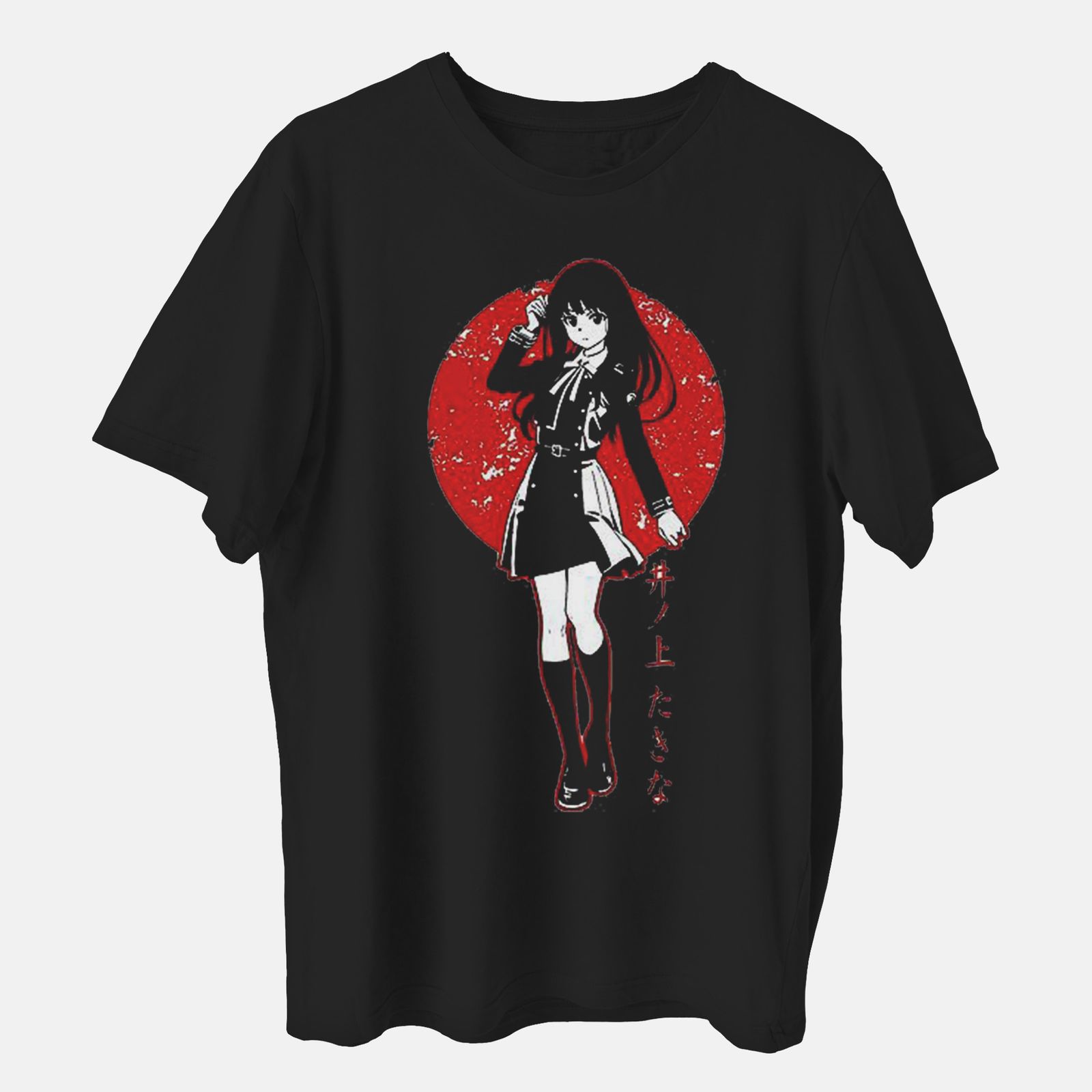 تی شرت آستین کوتاه دخترانه مدل کیوت ژاپنی انیمه ای کد anm302 -  - 1
