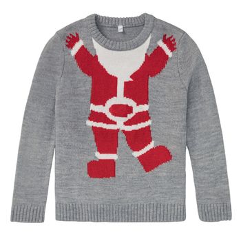 پلیور پسرانه پیپرتس مدل رقص نور دار X-MAS کد 05-06