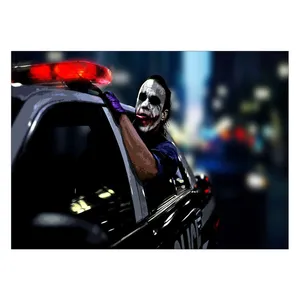 Wensoni Joker Enjoys Backseat of Police Chassis 40 x 30
