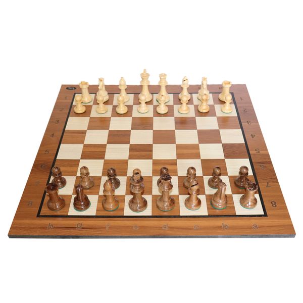 شطرنج مدل چوبی شهریار کد LB09 بسته 33 عددی