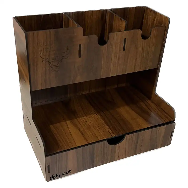 استند لوازم اداری رومیزی اف جی کات مدل کشویی طرح شیکاگو بولز