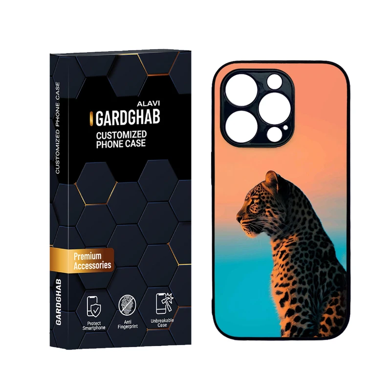 کاور گارد قاب علوی مدل دورژله ای حیوانات مناسب برای گوشی موبایل اپل iPhone 14 Pro Max