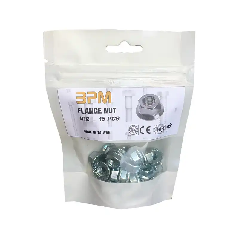 مهره واشردار مدل M12 بسته 15 عددی