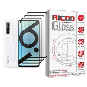 Ricoo Glass MIX003 Screen Protector For Realme 6i Pack Of 3