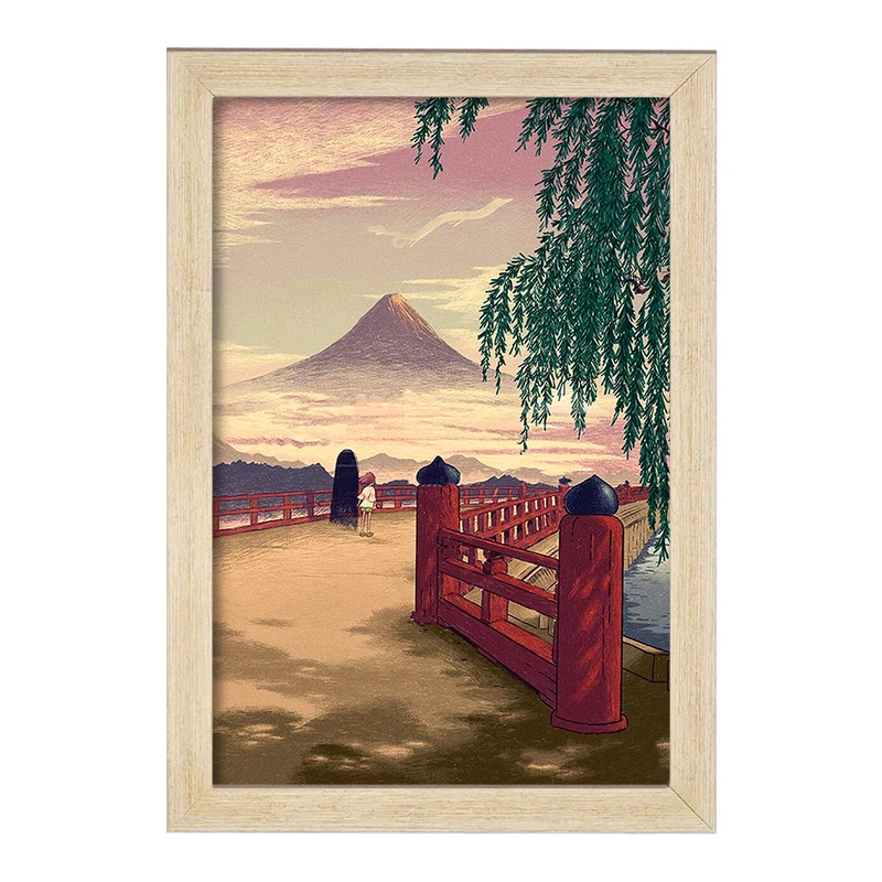 تابلو خندالو مدل انیمه شهر اشباح (Spirited Away) کد F1809