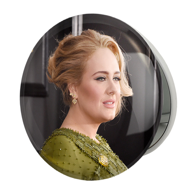 آینه جیبی خندالو طرح ادل Adele مدل تاشو کد 18997