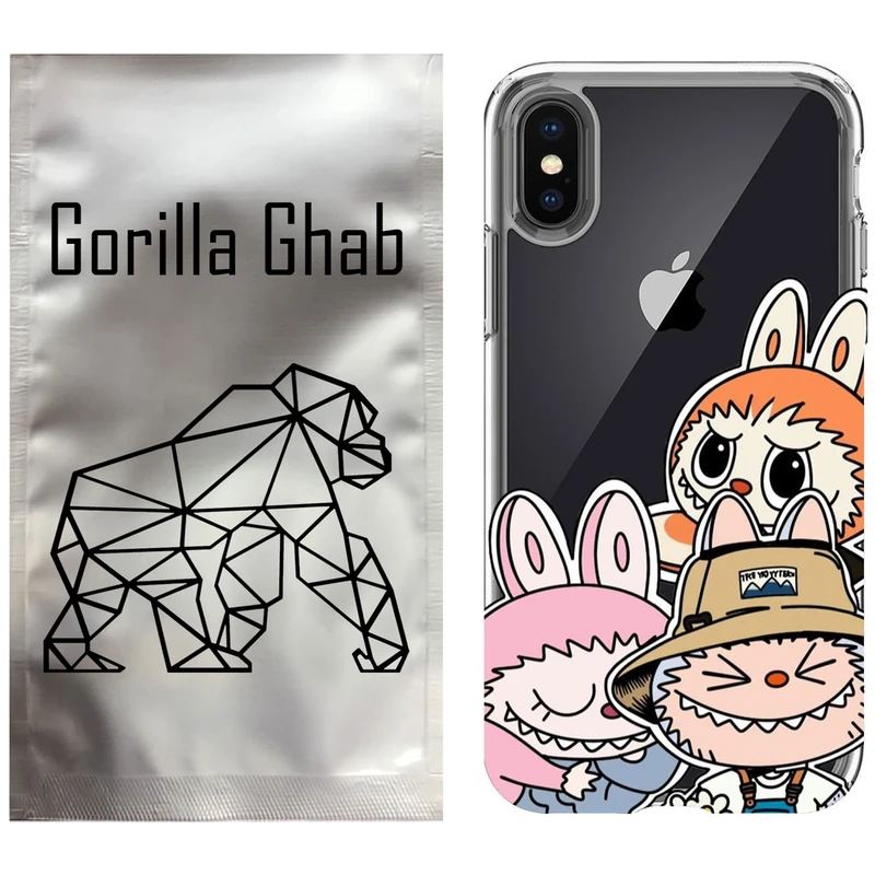 کاور گوریلا قاب مدل CLG کد 145 طرح لبوبو مناسب برای گوشی موبایل اپل iPhone X / XS