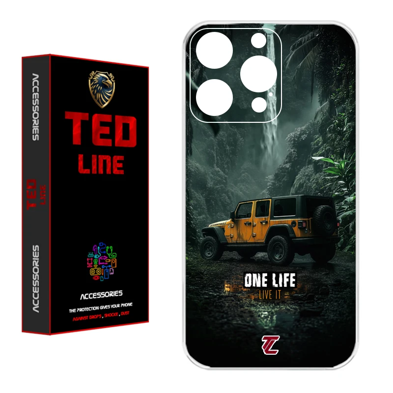 کاور تد لاین طرح ماشین آفرود کد 1119 مناسب برای گوشی موبایل اپل Iphone 16 Pro 