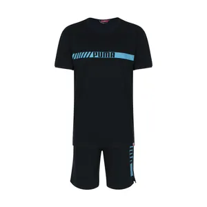 ست تی شرت و شلوارک ورزشی مردانه مدل 3-T-112