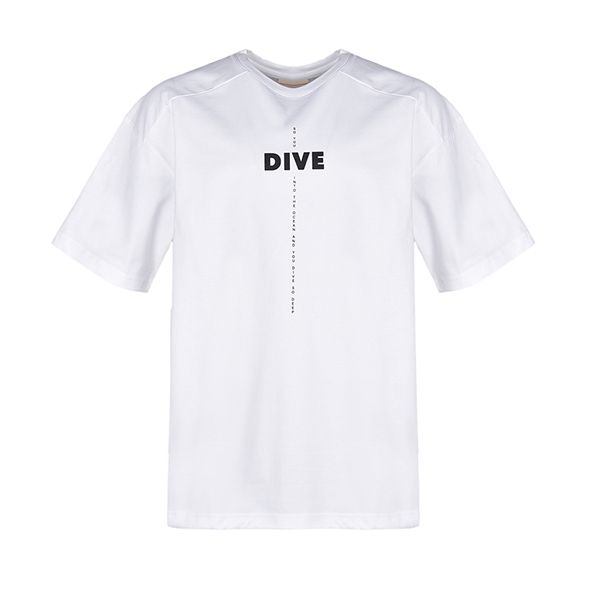 تی شرت آستین کوتاه مردانه بادی اسپینر مدل 5394 کد 1 رنگ سفید