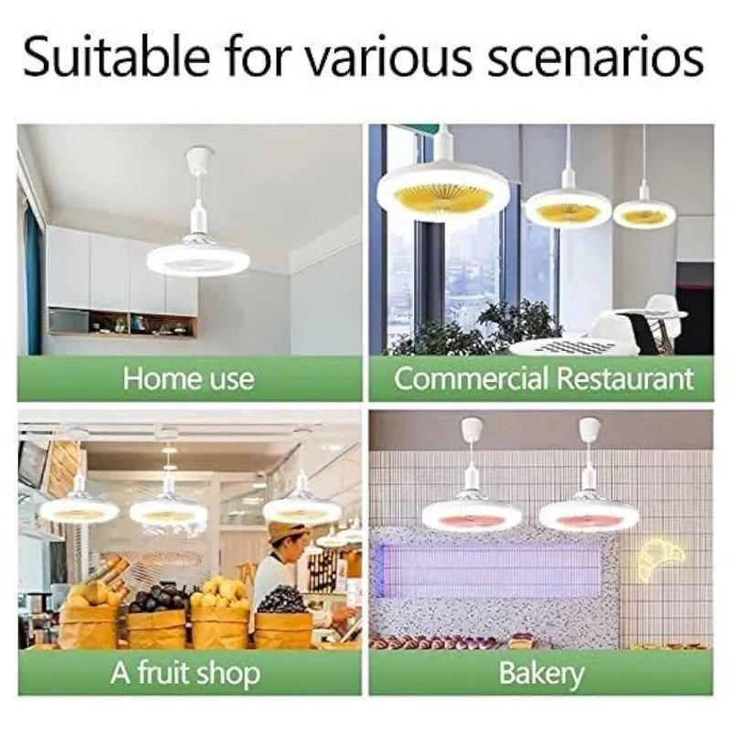 پنکه سقفی ۴ وات مدل چراغدار