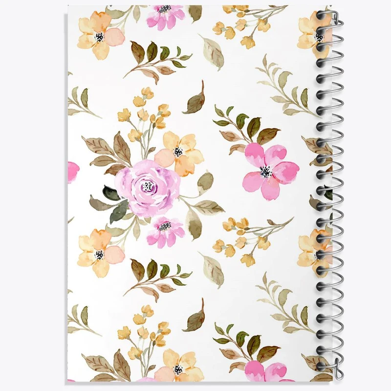 دفتر نت موسیقی 50 برگ خندالو مدل گل گلی کد 28997