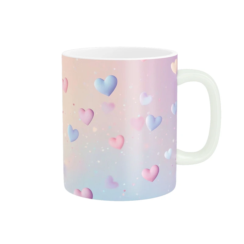 ماگ پاد آفرین طرح قلب کد 3704