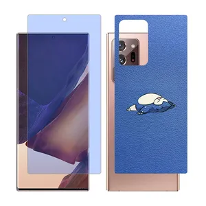 Glass together model blue cut screen protector suitable for Samsung Galaxy Note20 Ultra 5G mobile phone with back cover sticker