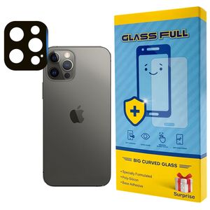 محافظ لنز دوربین گلس فول مدل FLF مناسب برای گوشی موبایل اپل iPhone 12 Pro