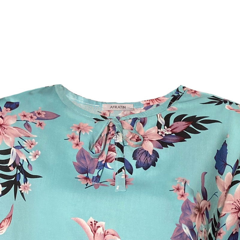 بلوز آستین بلند زنانه افراتین مدل گل دار کد 7559