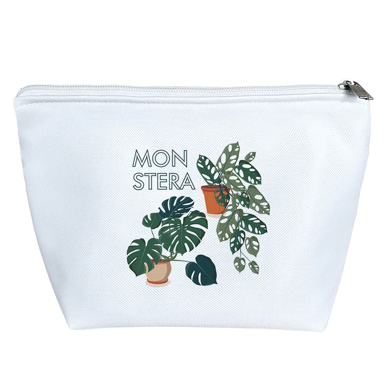 کیف لوازم آرایش دخترانه خندالو مدل برگ انجیری و برگ حصیری کد H1972