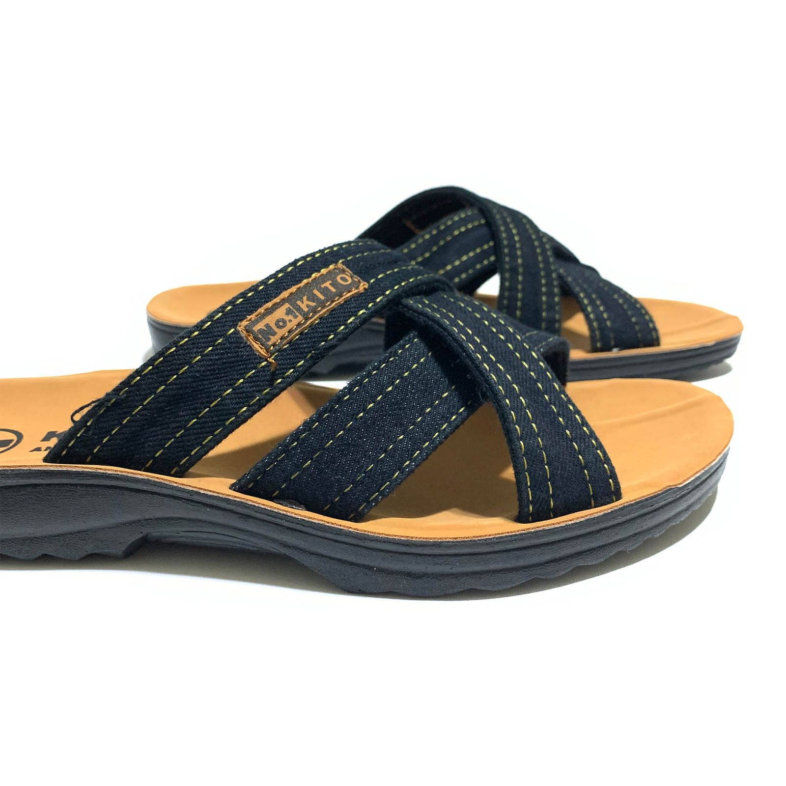 صندل مردانه کیتو مدل Knit Denim کد RS-NBL-047 -  - 7