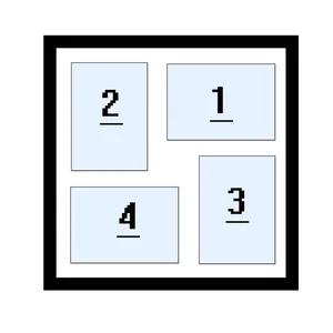 قاب عکس مدل پاسپارتو خانواده 1318 4 