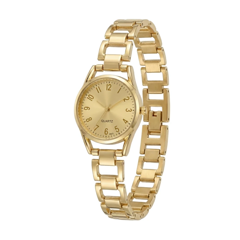 ساعت مچی عقربه‌ای کوارتز زنانه مدل لوکس بند دستبندی کلاسیک کد ۵