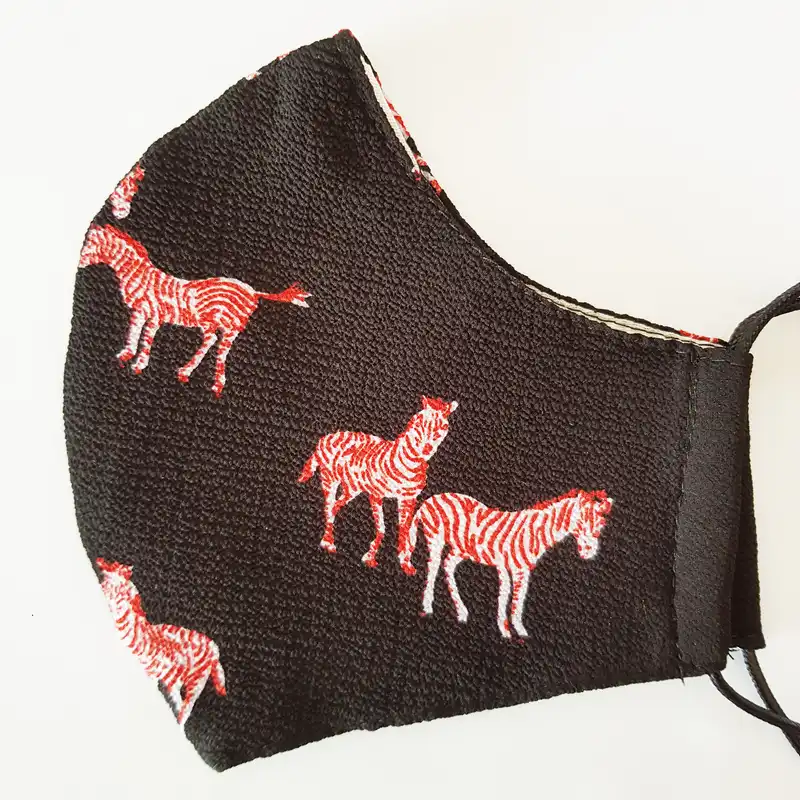 ماسک تزیینی مدل گورخر کد 01