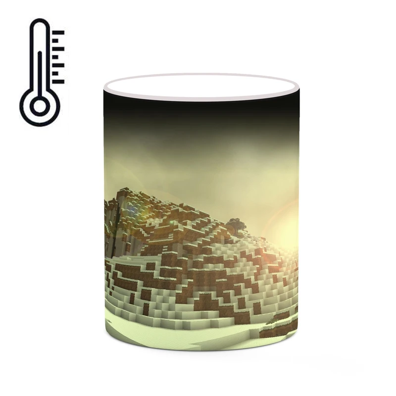 ماگ حرارتی کاکتی طرح ماینکرافت minecraft مدل mgh41101